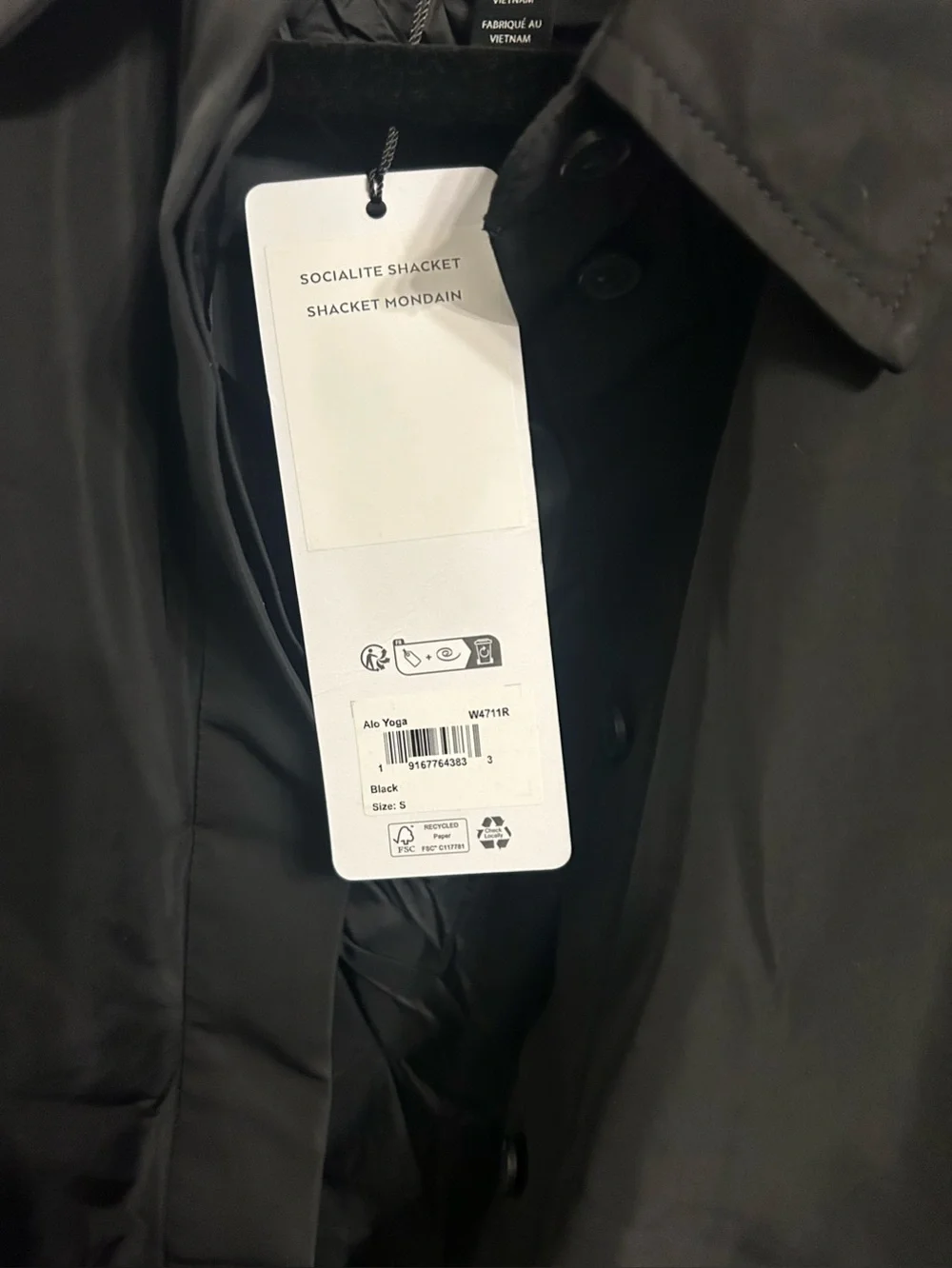 Alo Yoga Socialite Shacket - Black